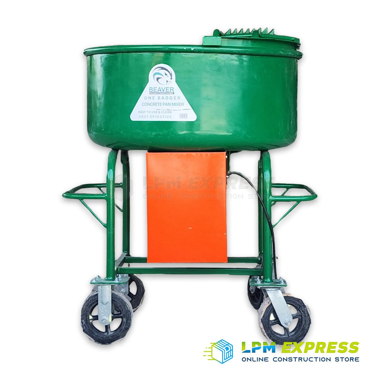 Beaver Portable Concrete Pan Mixer