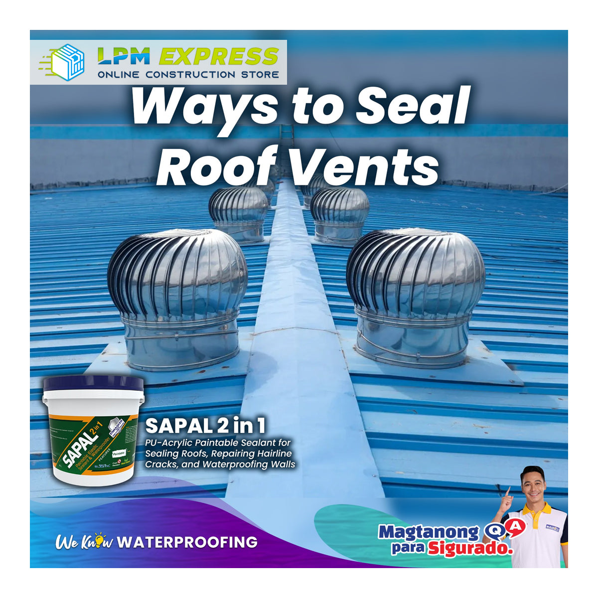 Sapal 2in1 Elastic Sealant and Waterproofer